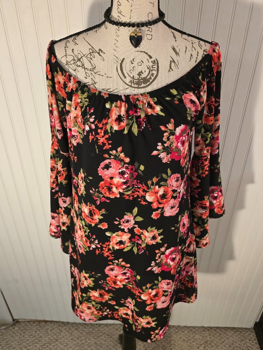 Rolla Coster Stylish Rose Mini Dress (S)